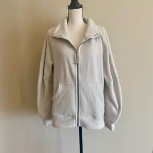 Lululemon Athletica Cream Teddy Jacket